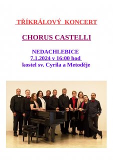 Tříkrálový koncert CHORUS CASTELLI